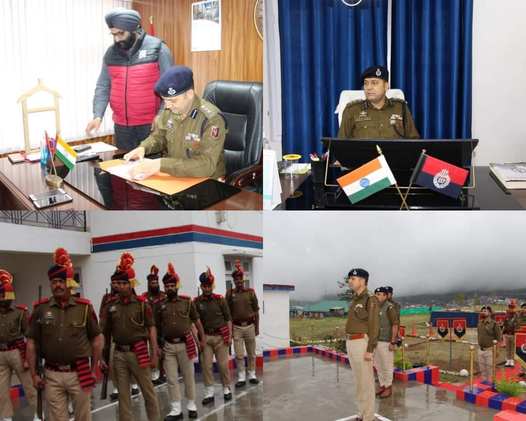 'Sh. Shafqat Hussain Bhat-JKPS today assumed the charge of SSP Kishtwar.'